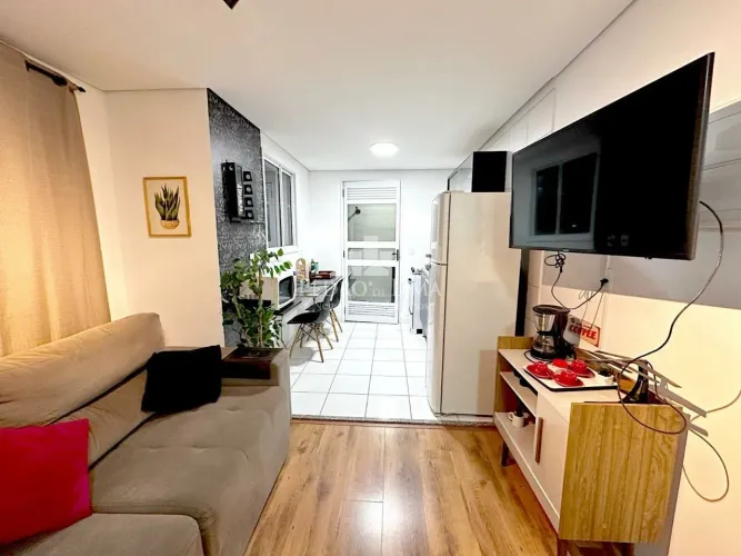 Apartamento todo mobiliado 1 quarto e 1 vaga, Vila Granada - Penha