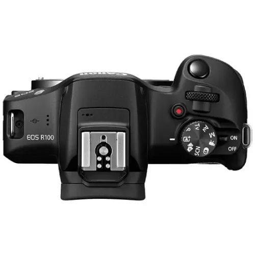 Câmera Digital Canon EOS R100 24.1MP 3.0" Lente RF-S 18-45MM IS STM