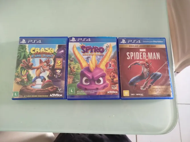 Kit 3 Jogos Originais PS4 + Controle de Brinde