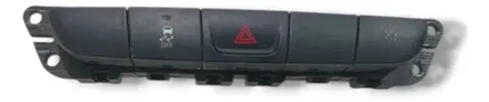 Botão Pisca Alerta Toro 2015 2020 Preto