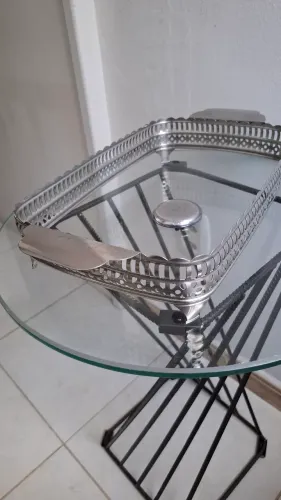 Suporte de prata para refratário 