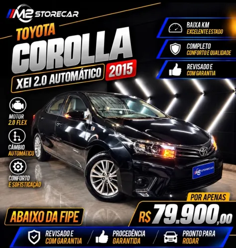 Toyota Corolla 2.0 XEI 16V Flex 4P Automatico 2015