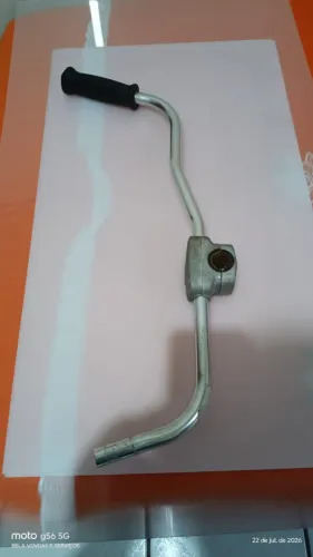 Kit Guidão 19mm + suporte 26mm para roçadeiras Importadas 43cc e 52cc