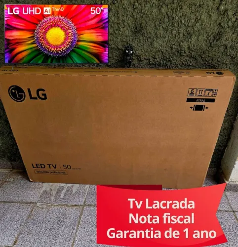Smart TV LG 50? 4K UHD UT801C Nova Lacrada com Nota Fiscal