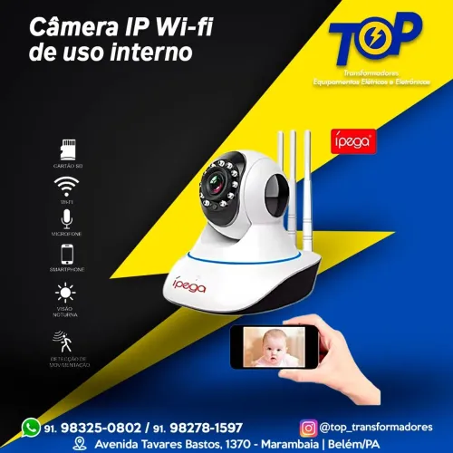 Câmera de segurança IP wi-fi