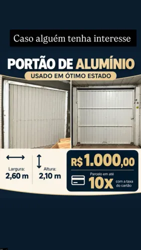 Portão elevação