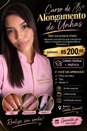 Curso alongamento de unhas em gel
