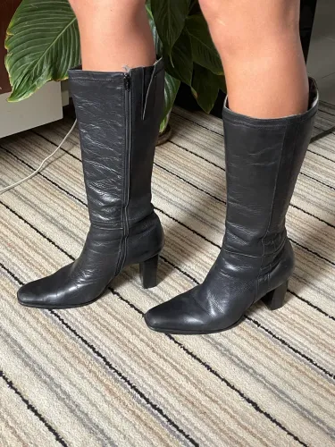 Bota de couro