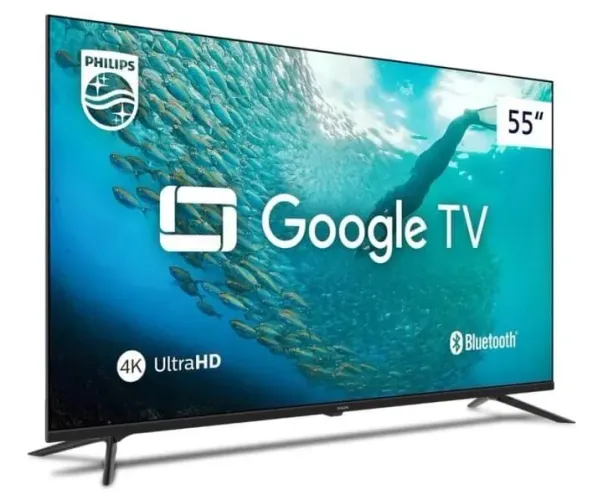 Smart Tv Philips 55 4k 55pug7019 Google Tv Comando De Voz Aceito Troca por TV Smart menor
