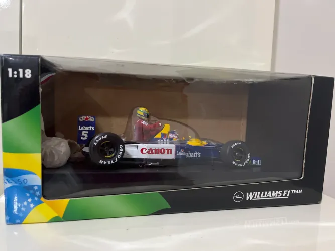 F1 Williams Fw14 Mansell + Senna Carona 1/18 Minichamps Original
