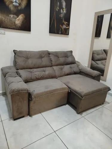 Sofá novo retrátil reclinável - entrega gratuita