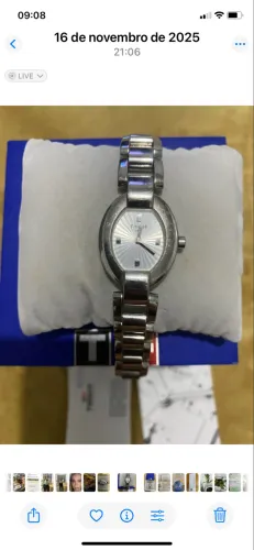 Relógio Tissot Feminino Original em Aço - Elegante e Clássico