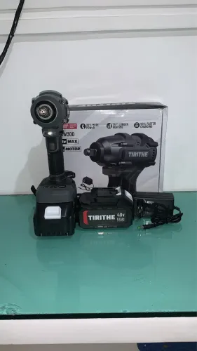 Chave impacto 48V 2 baterias 500nm força Nova .