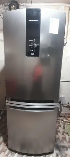 Geladeira inox inverse Frost Free Semi Nova