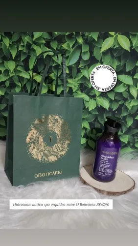 Hidratante nativa spa orquídea noire de O Boticário