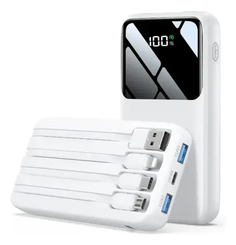 Power Bank 20.000mah Carregador Rápido Com Display Portátil
