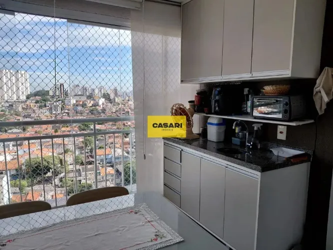 Apartamento espaçoso com suíte e varanda gourmet próximo ao Centro de São Bernardo