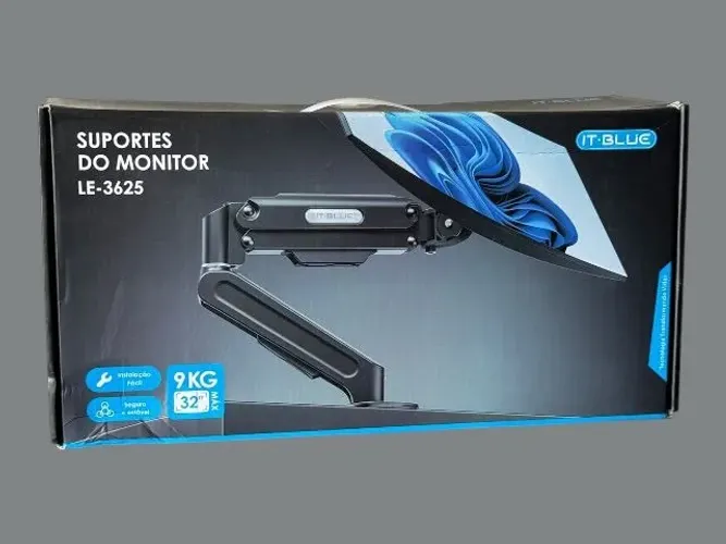 Suporte Articulado de Mesa para Monitor IT-BLUE LE-3625 - Até 32" e 9kg