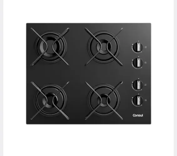 Cooktop 4 bocas cônsul a gás com acendimento elétrico