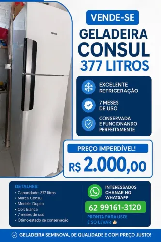 Geladeira consul 377Lt