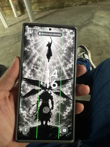 S22ultra com defeito crônico na tela