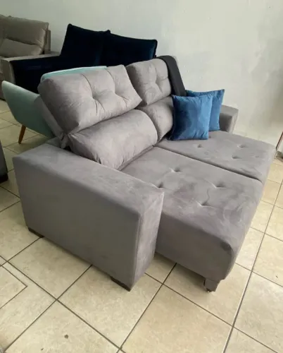 SOFÁ RETRÁTIL RECLINÁVEL NOVO DE FABRICA FRETE GRÁTIS 