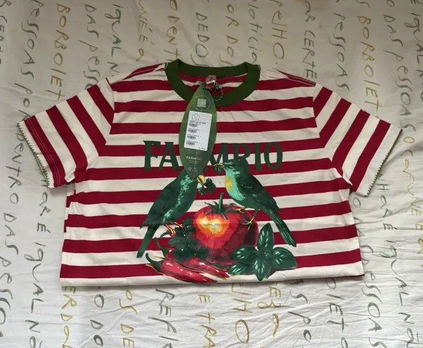 T-shirt Estampado Mix Tomate Farm P