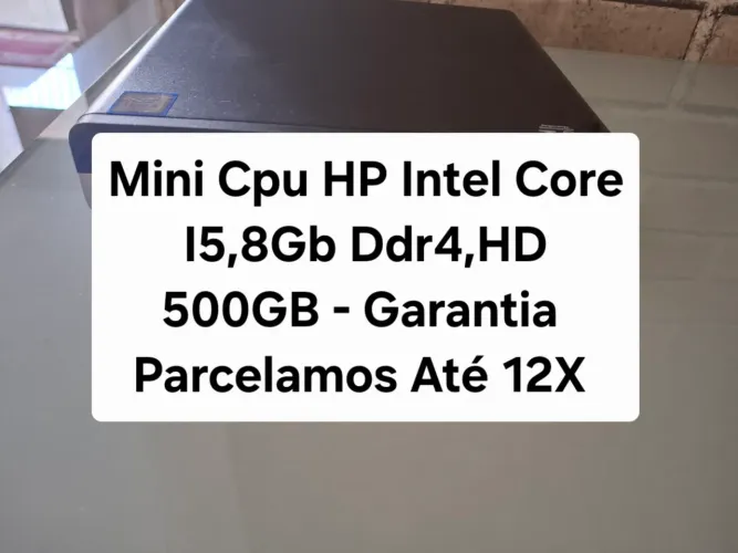 Mini Cpu HP Core I5/ 8GB Ddr4, HD 500GB - Garantia