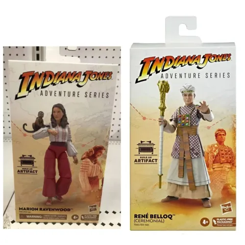 indiana jones hasbro lote com dois action figure 