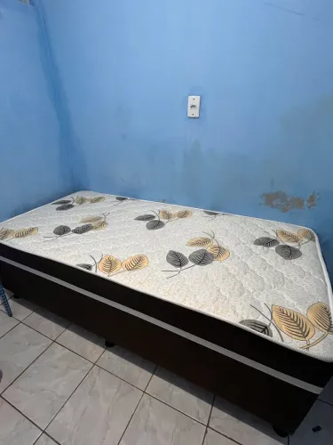 Cama solteiro box conjugada