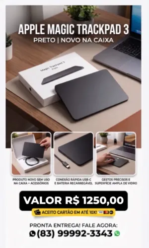 MOUSE MAGIC TRACKPAD 3 ( ORIGINAL APPLE ) NOVO