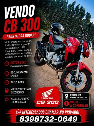 Cb 300r 2014 / emplacada e toda revisada, valor 13.800or-