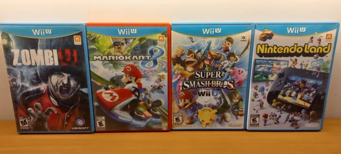 Lote 4 Jogos Nintendo Wii U