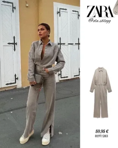 Macacão jeans Zara P