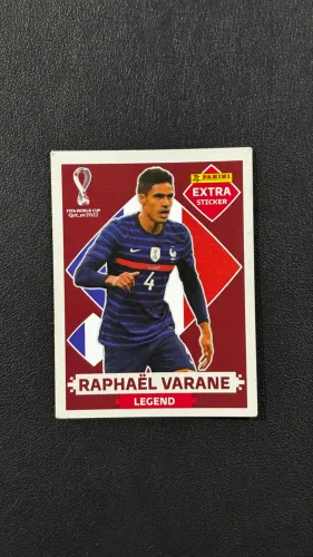 Figurinha Legend Bordo Raphaël Varane (França) 2022 - Rara - Perfeito Estado
