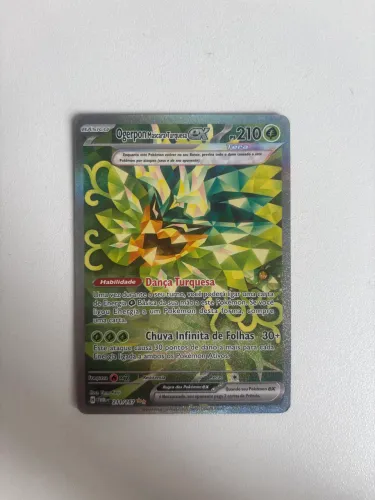 Ogerpon Máscara Turquesa ex 211/167 Full Art Pokémon Rara - Nova