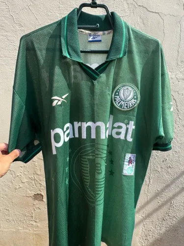Camisa Palmeiras 1997 Reebok Parmalat Nº 10 Original de Época GG