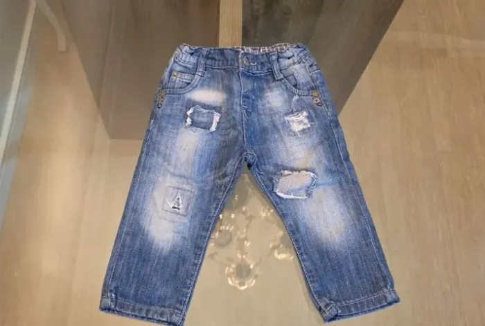 Calça jeans Zara para bebês - 12 meses