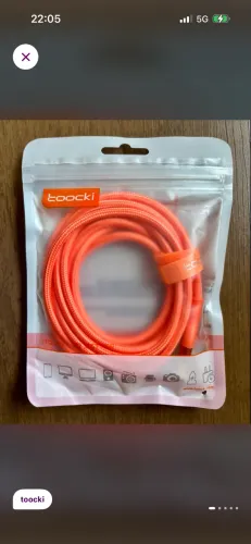 Cabo carregador para iPhone e iPad
