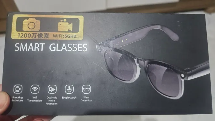 Óculos smart glasses que grava