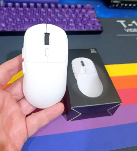 MOUSE GAMER WIRED SEM FIO TRI MODE 6400DPI NOVO