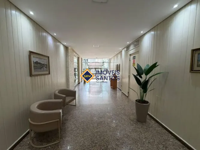 LOCAÇÃO | Apartamento de 135 m² com 3 Dormitórios (1 suíte) no Gonzaga | Santos