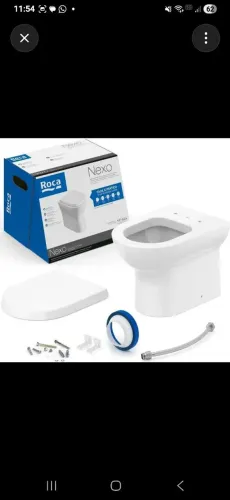 VASO SANITÁRIO ROCA NEXO COMPLETO - NOVO CAIXA 