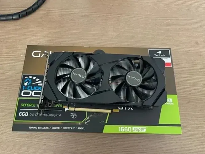 GTX 1660 SUPER - ÓTIMO ESTADO - COM CAIXA
