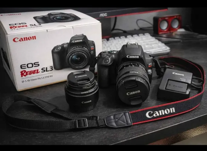 Canon Sl3 + Lente 50 mm