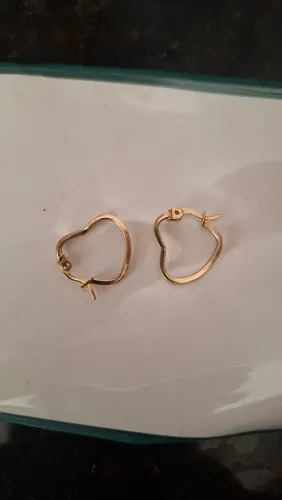 Brinco de ouro 18k 1 grama( não parcelo)