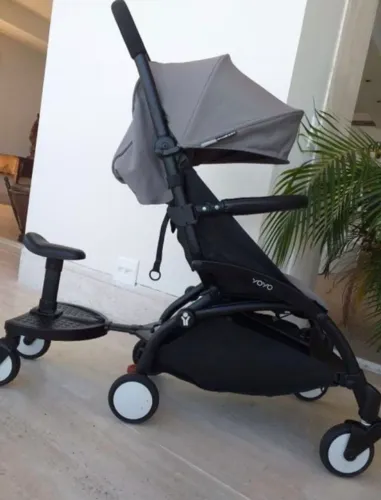 Kit carrinho de bebê yoyo com plataforma e extensor