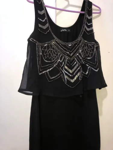 vestido com brilho