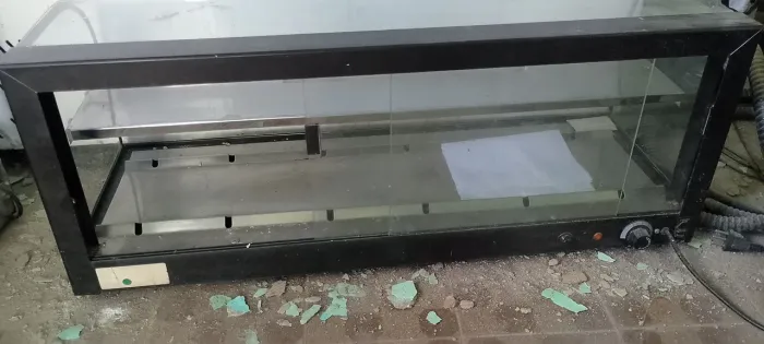 Vitrine para lanchonete 