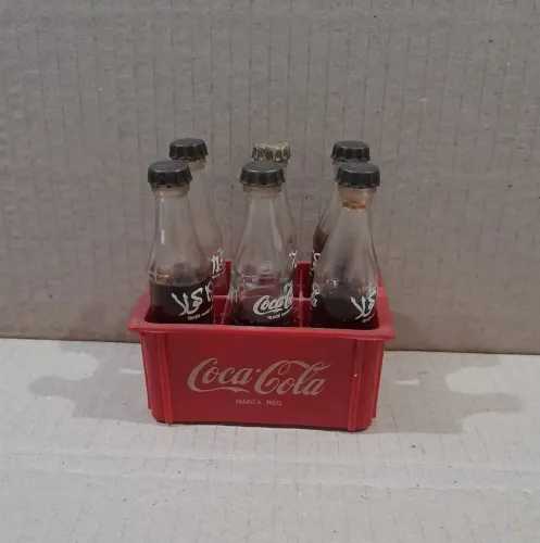 Mini engradado Coca Cola Anos 80